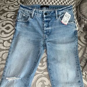 Neuw Blue ‘Slim Lou’ Straight Leg Jeans with Vintage Appeal Sz 32